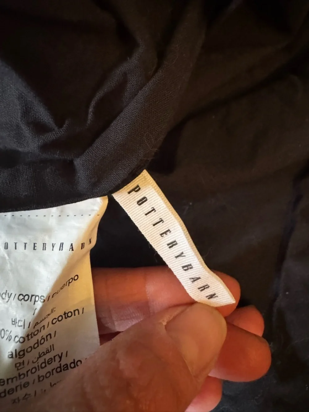 Pottery Barn Helena Embroidered Floral Percale Euro Sham Pillowcases 25 X 25